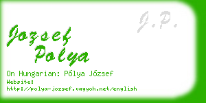 jozsef polya business card